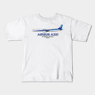 Airbus A321 - All Nippon Airways Kids T-Shirt